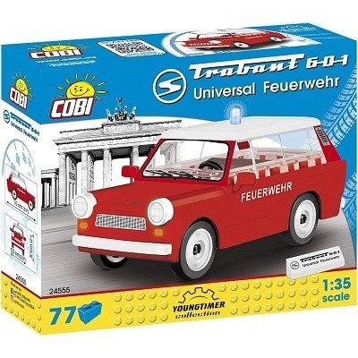 COBI 24555 YOUNGTIMER COLLECTION TRABANT 601 UNIVERSAL FEUERWEHR