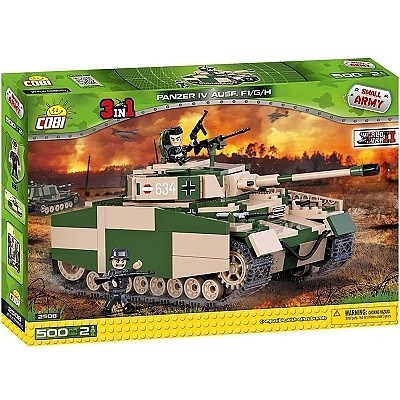 COBI 2508A SMALL ARMY WWII 3 v 1 PANZER IV AUSF. F1 / G / H