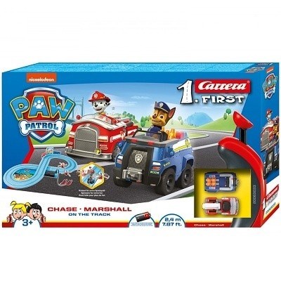 AUTODRHA CARRERA 63033 1. FIRST TLAPKOV PATROLA PAW PATROL CHASE A MARSHALL ON THE TRACK NA BATERIE 