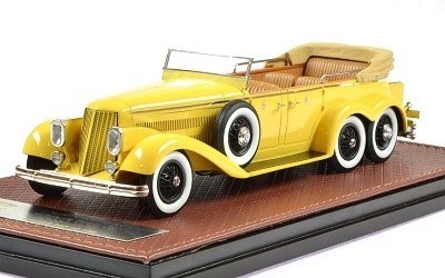 HISPANO SUIZA H6A VICTORIA TOWN CAR 1923 YELLOW OPEN ROOF