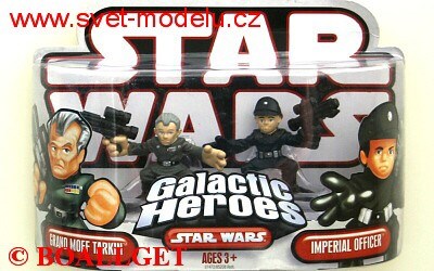 STAR WARS GALACTIC HEROES GRAND MOFF TARKIN & IMPERIAL OFFICER