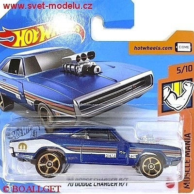 AUTKO HOTWHEELS MUSCLE MANIA DODGE CHARGER R/T/1970