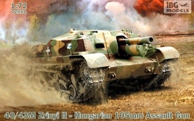 40/43M ZRINYI II HUNGARIAN 105 mm ASSAULT GUN