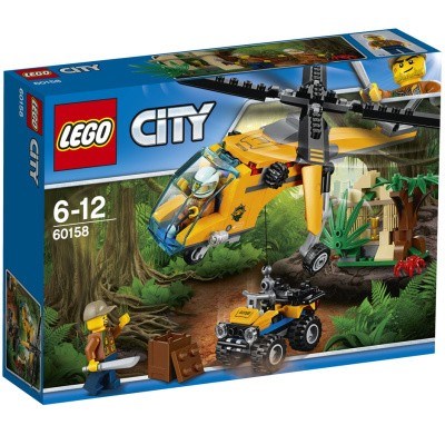 LEGO CITY 60158 NKLADN HELIKOPTRA DO DUNGLE