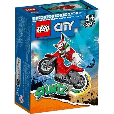 LEGO CITY 60332 STUNTZ KORPION KASKADRSK MOTORKA