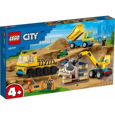 LEGO CITY 60391 VOZIDLA ZE STAVBY A DEMOLIN KOULE