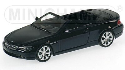 BMW 6-SERIES CABRIOLET 2006 BLACK WITH ENGINE