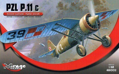 PZL P.11 C WITH BOMBER VERSION