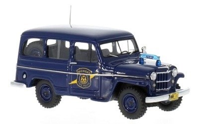 JEEP WILLYS STATION WAGON MICHIGAN STATE POLICE 1954
