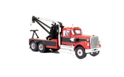 WHITE ROAD BOSS TOW TRUCK 1977 RED / BLACK