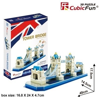 TOWER BRIDGE CUBICFUN 3D PUZZLE C238H 