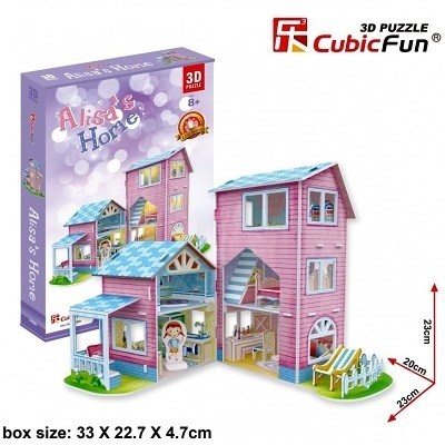 PUZZLE 3D CUBIC FUN P689H DOMEEK PRO PANENKY ALISA HOME