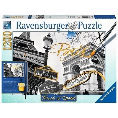 PUZZLE RAVENSBURGER TOUCH OF GOLD 1200 dlk 199358 PA͎