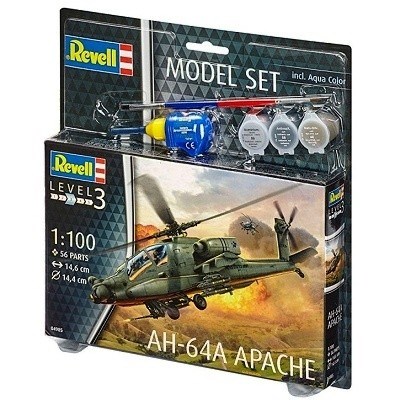 REVELL 64985 BOJOV VRTULNK AH-64A APACHE MODEL SET