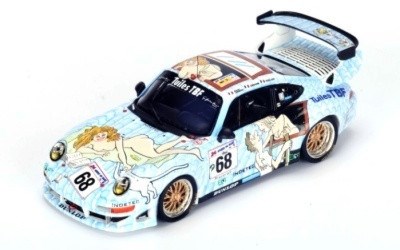 Porsche 911 GT2 #68 E. Graham/J.L. Maury-Laribiere/H. Poulain Le Mans 1998