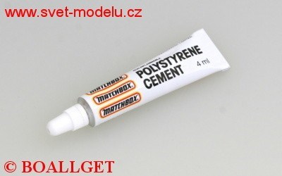 Polystyrene cement MATCHBOX - lepidlo na modely 4 ml