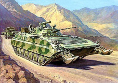 BMP-2E RUSSIAN INFANBTRY FIGHTING