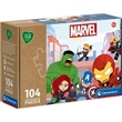 PUZZLE CLEMENTONI 104 dlk 27528 MARVEL PLAY FOR FUTURE