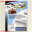 Samolepc etikety 105 x 42,4 RAYFILM pro laserov a inkoustov tiskrny A4, 100 list v balen 