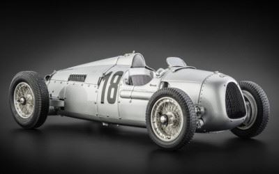 CMC C008 AUTO UNION TYPE C #18 ROSEMEYER NURBURGRING 1936 LIMITED EDITION 300 PCS model v měřítku 1:12.