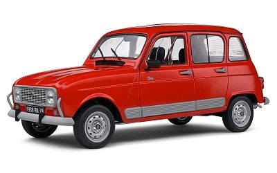RENAULT R4 GTL RED model SOLIDO v měřítku 1:12