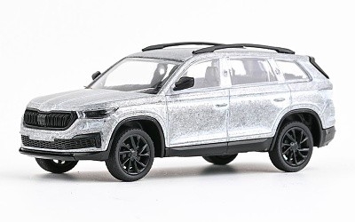 Abrex Modellauto Škoda Kodiaq Lava Blau 1:43 - Facelift Version Ab 2021