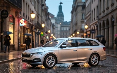 ŠKODA OCTAVIA IV COMBI 2024 stříbrná Brilliant metalíza - Photo 1