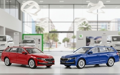 ŠKODA OCTAVIA IV COMBI 2024 červená velvet metalíza - Photo 1