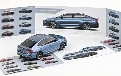 ŠKODA OCTAVIA IV RS 2020 ŠEDÁ SATIN METALÍZA - Photo 3