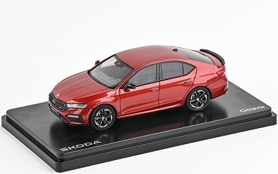 ŠKODA OCTAVIA IV RS 2020 ORANŽOVÁ CAYENNE METALÍZA - Photo 3
