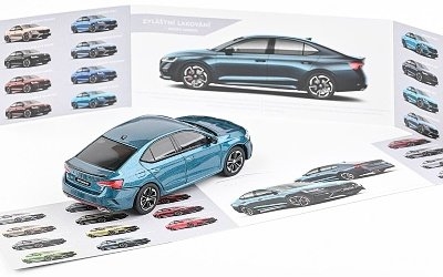 ŠKODA OCTAVIA IV RS 2020 MODRÁ ADMIRAL METALÍZA - Photo 3