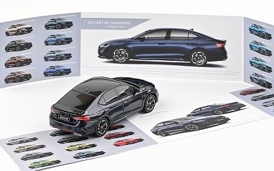 ŠKODA OCTAVIA IV RS 2020 MODRÁ PLUM METALÍZA - Photo 3
