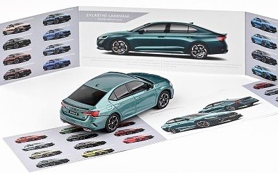ŠKODA OCTAVIA IV RS 2020 ZELENÁ WATER WORLD METALÍZA - Photo 3