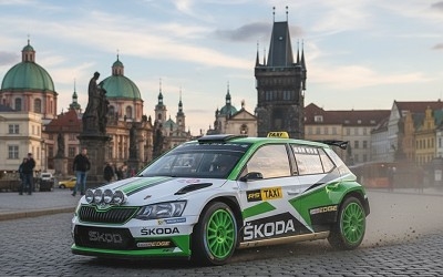 ŠKODA FABIA III R5 TAXI KOPECKÝ / DRESLER PRAHA 2017 - Photo 5
