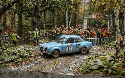 Ford Escort RS 1800 MKI #13 T.Makinen Rally RAC Lombard 1973  - Photo 1