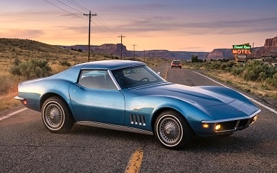 Chevrolet Corvette C3 1990 blue - Photo 1