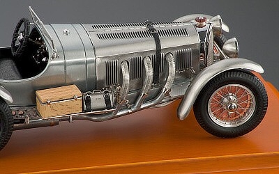 MERCEDES-BENZ SSKL 1931 MILLE MIGLIA INCL. SHOWCASE 15 TH ANNIVERSARY CMC LIMITED EDITION 2000 PCS.  - Photo 9