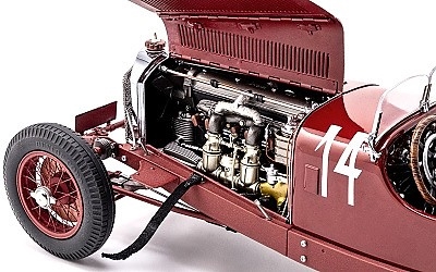 MERCEDES-BENZ SSK #14 CARLOS ZATUSZEK ARGENTINEAN AUTUMN RACE 1931 LIMITED EDITION 600 PCS. - Photo 3
