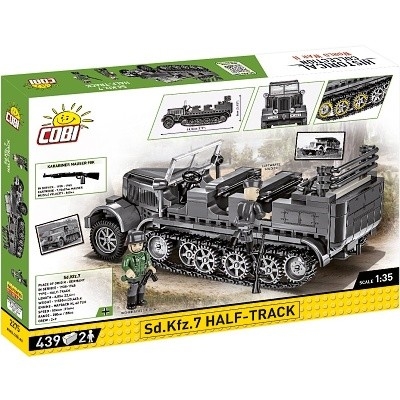 COBI 2275 HISTORICAL COLLECTION WWII SD. KFZ. 7 HALF TRACK - Photo 9