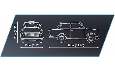 COBI 24331 TRABANT 601 - Photo 5