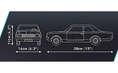 COBI 24333 OPEL REKORD C SCHWARZE WITWE - Photo 1