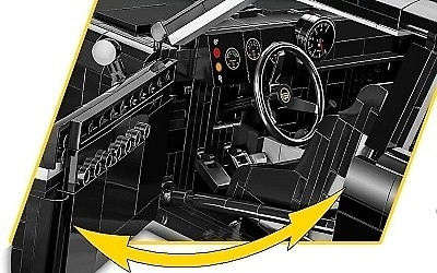 COBI 24333 OPEL REKORD C SCHWARZE WITWE - Photo 3