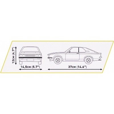 COBI 24339 OPEL MANTA A 1970 - Photo 6