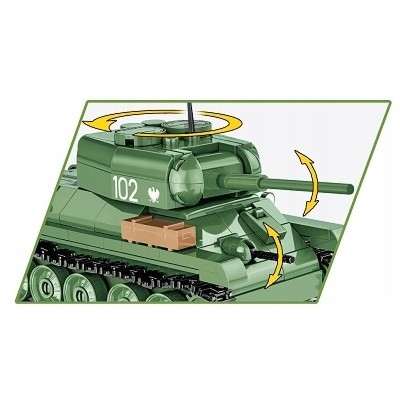 COBI 2716 HISTORICAL COLLECTION TANK T-34-85 - Photo 1