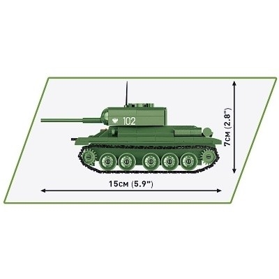COBI 2716 HISTORICAL COLLECTION TANK T-34-85 - Photo 2