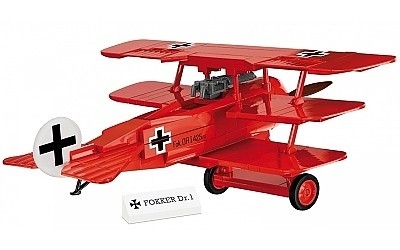 COBI 2986 GREAT WAR LETADLO FOKKER DR. 1 RED BARON - Photo 3