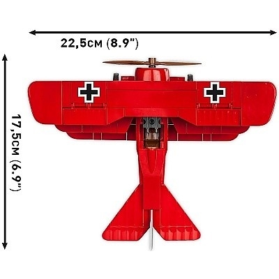 COBI 2986 GREAT WAR LETADLO FOKKER DR. 1 RED BARON - Photo 5
