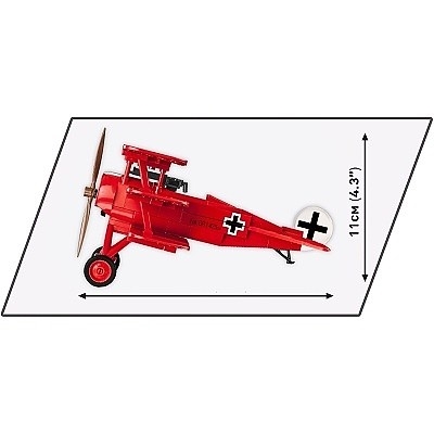 COBI 2986 GREAT WAR LETADLO FOKKER DR. 1 RED BARON - Photo 6