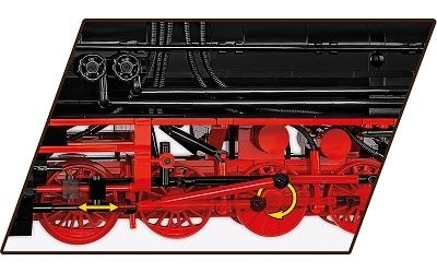 COBI 6282 HISTORICAL COLLECTION PARNÍ LOKOMOTIVA DR BR 52 S TENDREM - Photo 10