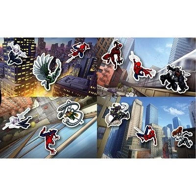 NÁLEPKY SPIDERMAN OPAKOVANĚ POUŽITELNÉ - Photo 1